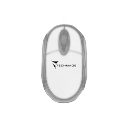 TECHMADE Optical USB Mouse White